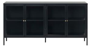 Vetrina in metallo nero 170x85 cm Carmel - Unique Furniture