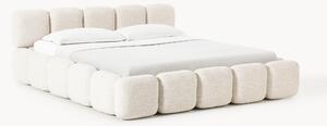 Letto imbottito in bouclé Tayla
