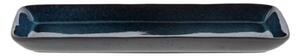 Vassoio vassoio di servizio in ceramica 14x38 cm Gastro Dark Blue/Black – Bitz