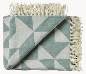Coperta in lana con frange Twist