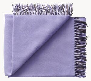 Coperta in lana con frange Secret