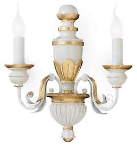 Ideal Lux - Applique FIRENZE 2xE14/40W/230V bianco/oro