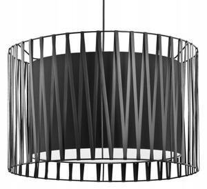 Lampadario a sospensione con filo HARMONY BLACK 3xE27/60W/230V