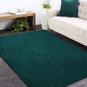 Elegante tappeto verde scuro Larghezza: 80 cm | Lunghezza: 150 cm