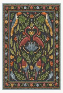 Tappeto a pelo corto lavabile Birds Of A Feather by Iris Apfel