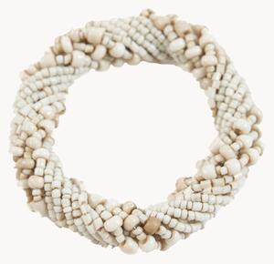 Portatovagliolo intrecciato a mano Beaded