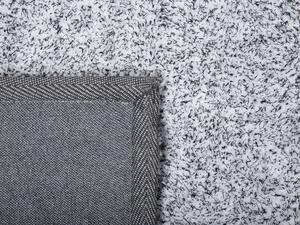 Tappeto shaggy grigio melange 200 x 200 cm moderno tappeto quadrato trapuntato a Pelo Lungo Beliani