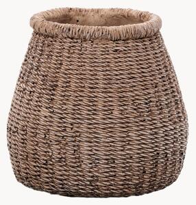 Vaso in cemento fatto a mano Faux-Puff, alt. 17 cm