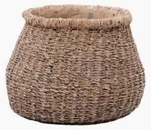 Vaso in cemento fatto a mano Faux-Puff, alt. 13 cm