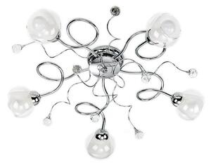 ONLI - Lampadario a plafone WENDY 5xE14/6W/230V cromo lucido