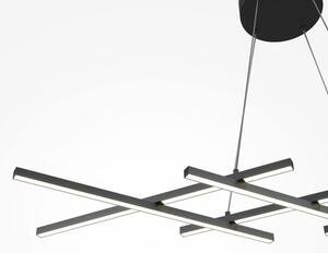 Maytoni MOD244PL-L50BK - Lampadario LED su cavo HALO LED/40W/230V nero
