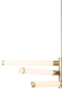 Maytoni MOD106PL-L28G3K - Lampadario LED a stelo AXIS LED/28W/230V, finitura oro