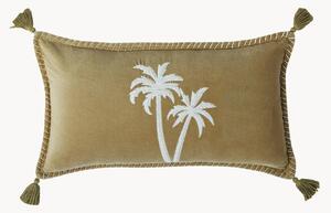 Cuscino in velluto di cotone Oasis
