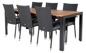 Tavolo e sedie set Dallas 586Bianco plastica