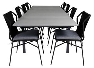 Tavolo e sedie set Dallas 699Polylegno, Metallo, Corda