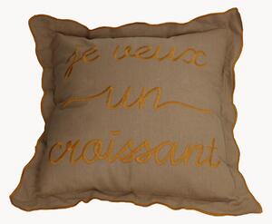 Cuscino in cotone Croissant
