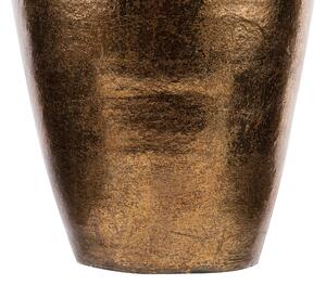 Vaso Decorativo da Terra dorato Terracotta 48 cm stile Industriale Beliani
