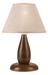 Lampada da tavolo PERA 1xE27/60W/230V marrone scuro/faggio