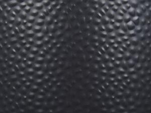 Vaso per Fiori Moderno con Piedistallo 29 x 26 x 50 cm in Metallo di colore Nero interno esterno Beliani