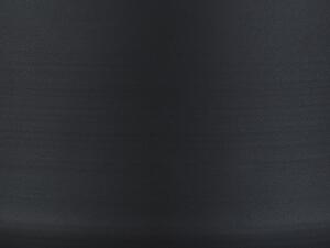 Vaso per Fiori Moderno con Gambe in Legno 30 x 30 x 47 cm Metallo di colore Nero interno esterno Beliani