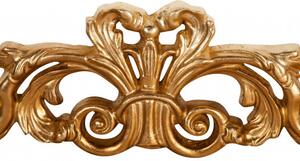 Sopraporta in legno finitura foglia oro anticato Made in Italy