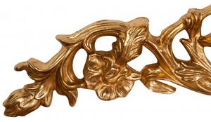 Sopraporta in legno finitura foglia oro anticato L75xPR5,5xH24 cm Made in Italy