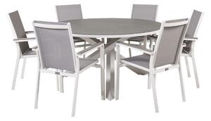 Tavolo e sedie set Dallas 2361Tessile, Metallo