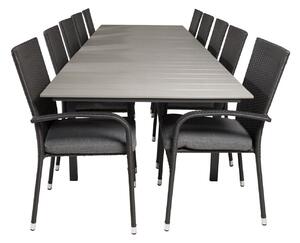 Tavolo e sedie set Dallas 2507Bianco plastica