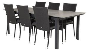 Tavolo e sedie set Dallas 2506Bianco plastica