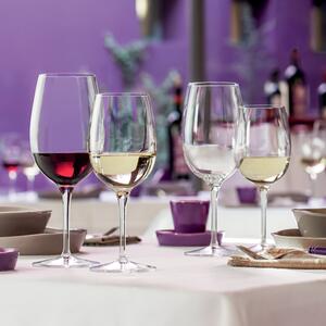 Calici vini bianchi eleganti, maneggevoli e resistenti in vetro cristallino ad alta trasparenza e purezza, molto apprezzato nel settore della ristorazione professionale