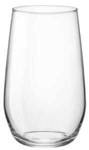 Innovativa linea di bicchieri dal design moderno e raffinato in vetro cristallino, dai bordi sottili per una maggiore capacità percettiva e gustativa