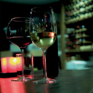 Calice raccomandato per la degustazione di vini rossi invecchiati e tannici come Barbera d'Asti, Chianti, Valcalepio