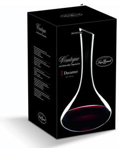 <p>Decanter salvagoccia per vini rossi con collo lungo per una forte aerazione del vino ed una elevatissima ossigenazione con una trascurabile dispersione degli aromi.</p>