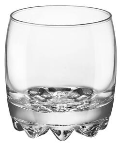 Elegante e raffinato bicchiere vino in vetro cristallino, massima brillantezza e trasparenza