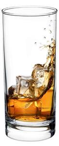 Bicchiere whisky in vetro trasparente, elegante e semplice nelle linee, adatto per una tavola raffinata e chic oppure nei momenti di festa con amici