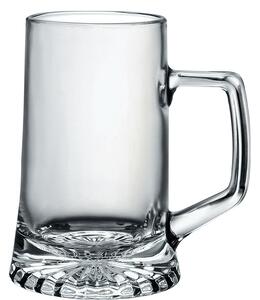<p>Pratico e robusto bicchiere da birra da 26 cl vetro molto resistente con manico ad ansa. Ottimo per il servizio nelle taverne e pub</p>