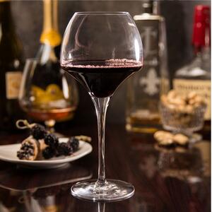 Calice con una particolare forma della coppa che esalta gli aromi di vini rossi di uva delicata e raffinata come il Pinot noir e lo Zinfandel e accentua la delicatezza delle note fruttate di vini tannici dolci