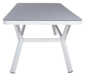 Tavolo esterno Dallas 277874x100cm, Bianco, Grigio, Metallo