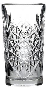 Ispirato all'originale disegno Hob & Star questo bicchiere vintage è l'espressione più autentica del design classico del XIX secolo, vetro tagliato in rilievo, è perfetto per servire long drinks, bibite, cocktails di moda