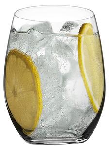 <p>Porta in tavola un tocco di semplice raffinatezza, bicchieri bibita in vetro cristallino puro, brillante, trasparente, perfetti per servire indifferentemente bibite e long drink.</p>