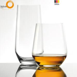 Bicchiere alto in vetro cristallino caratterizzato da una particolare forma conica dritta, perfetto per servire bibite e long drink