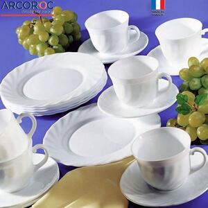 Arcoroc Trianon Piatto Dessert Arcopal Cm 19 Set 6 Pz