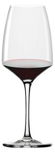 Indicato per esaltare i sapori intensi e fruttati di vini rossi questo calice in vetro cristallino coniuga felicemente un design moderno e originale, gambo stirato, grande maneggevolezza