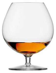 Perfetto per brandy d'annata, vetro ultra trasparente, gambo basso, è un piacere averlo nel palmo della mano e godere della piacevolezza di un pregiato cognac