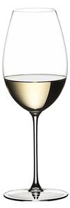 Calice in vetro soffiato sottile, leggero e resistente raccomandato per vini bianchi per Sauvignon, ne riduce l'acidità liberando tutti gli aromi ed i sapori intensi