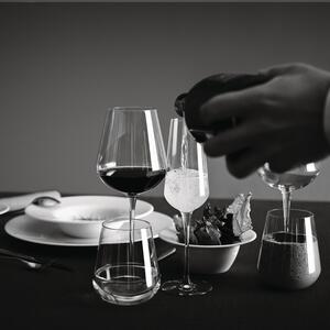 Nato per vini rossi morbidi e intensi, vetro sonoro di altissima qualità, stile e design italiano, formidabili livelli prestazionali, il top nella ristorazione professionale