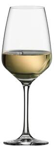 Semplice, piacevole, per veri intenditori, calice per vini bianchi in vetro cristallino, brillante, extra trasparente, super resistente, facilmente lavabile in lavastoviglie
