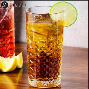 Libbey Carats Long Drink Bicchiere 41,4 cl Set 12 Pz Vetro