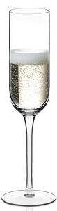 Il flute da Champagne dalle linee eleganti e il design tecnico che favorisce lo sprigionarsi del perlage