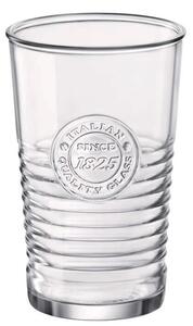 Il bicchiere Cooler dal design industial vintage ideale per servire bibite e bicchieri
